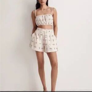 Madewell x Caroline Z Hurley Crop Top Only